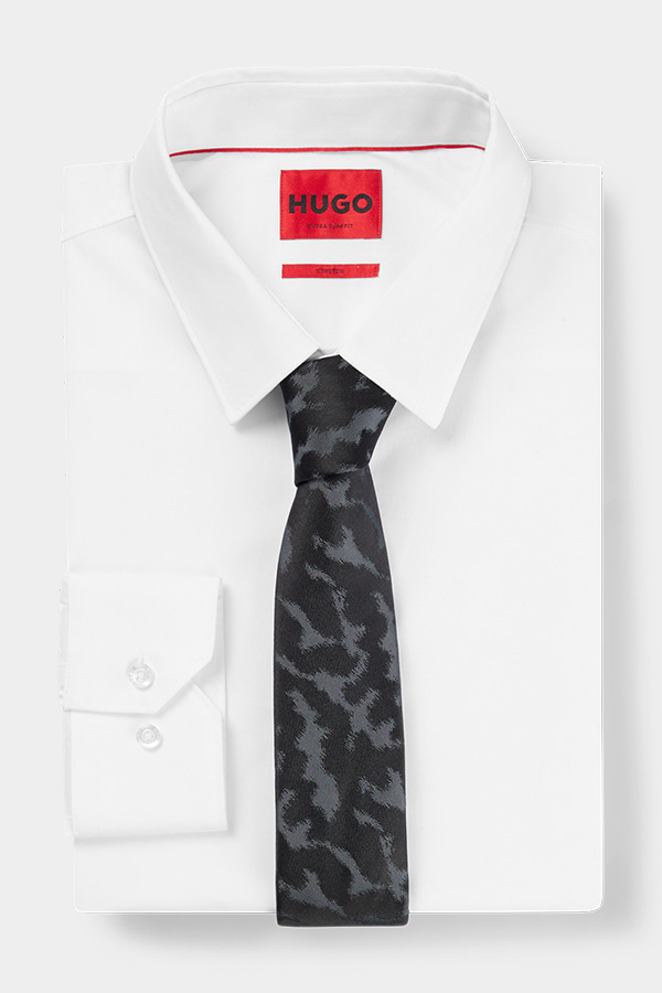 TIE HUGO - 001 BLACK